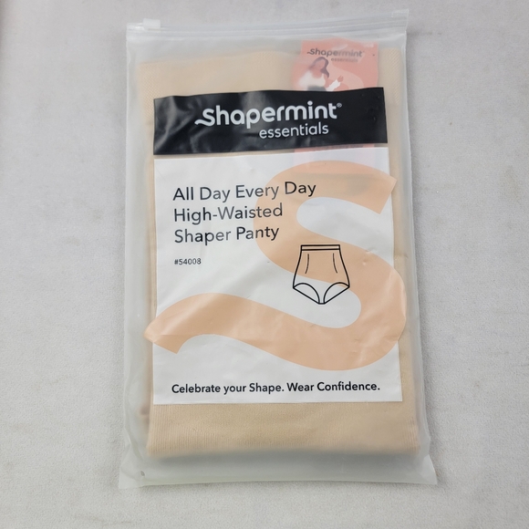 NWT Shapermint all day everyday high-waisted shaper panty in Chai 4X - Picture 4 of 5